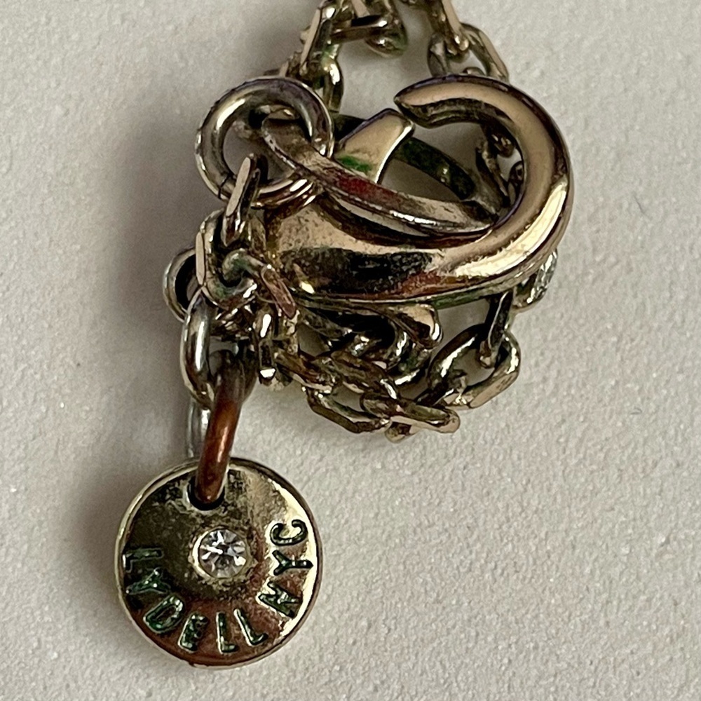 Lyell NYC Floral Medallion Necklace in Gold and Silver - Picture 4 of 9